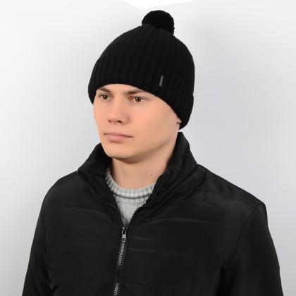 Шапка SB17007 чорний "CHRG"