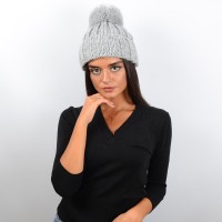 Шапка Lina 17020 світло-сірий "CHRG" Шапка Lina 17020 світло-сірий "CHRG"