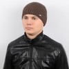Купити оптом Шапка SB17002 темно-коричневий Купити оптом Шапка SB17002 темно-коричневий