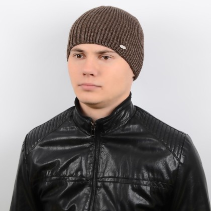 Шапка SB17002 темно-коричневий "CHRG"