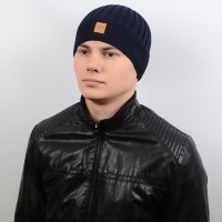 Шапка AL17039 темно-синій "CHRG" Шапка AL17039 темно-синій "CHRG"
