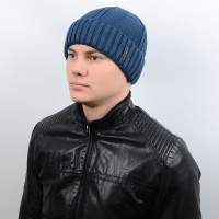 Шапка AL17034 джинс "CHRG"