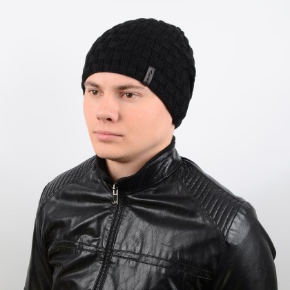 Шапка AL17027 чорний "CHRG"