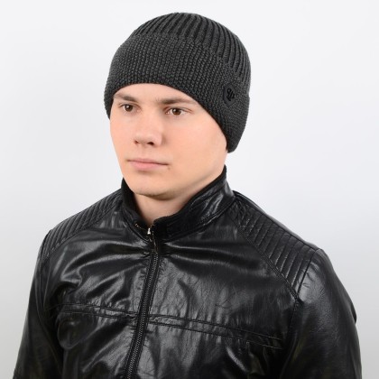 Шапка qp17045 темно-сірий "CHRG"