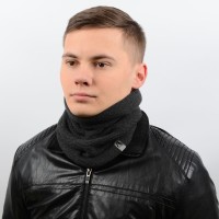 Шарф-хомут AL17057S темно-сірий "CHRG" Шарф-хомут AL17057S темно-сірий "CHRG"