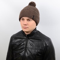 Шапка AL17007 темно-коричневий "CHRG" Шапка AL17007 темно-коричневий "CHRG"