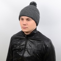 Шапка AL17007 темно-сірий "CHRG" Шапка AL17007 темно-сірий "CHRG"