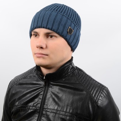 Шапка qp17049 джинс "CHRG"
