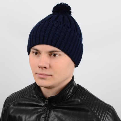 Шапка Flash F17059 темно-синій "CHRG"
