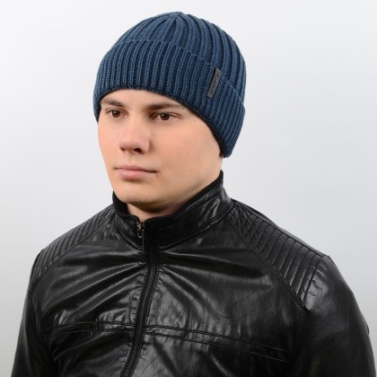 Шапка AL17022 джинс "CHRG"