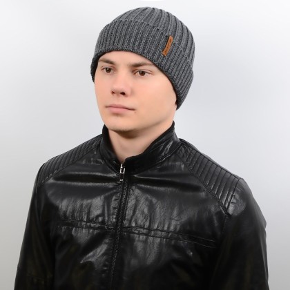 Шапка AL17022 сірий "CHRG"
