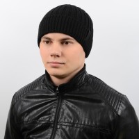 Шапка AL17022 чорний "CHRG"