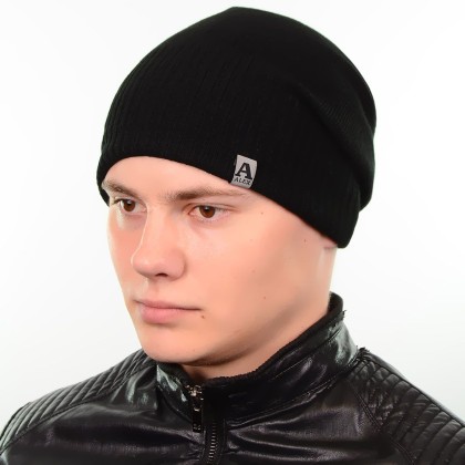 Шапка 13074 чорний "CHRG"