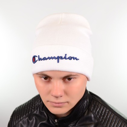 Шапка L18016 білий "CHRG"