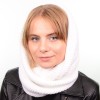 Купити оптом Шарф-хомут S11 HM18011 білий Купити оптом Шарф-хомут S11 HM18011 білий