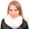Купити оптом Шарф-хомут S11 HM18011 білий Купити оптом Шарф-хомут S11 HM18011 білий
