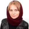 Купити оптом Шарф-хомут S11 HM18011 бордовий Купити оптом Шарф-хомут S11 HM18011 бордовий