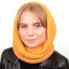 Купить оптом Шарф-хомут S11 HM18011 гірчиця Купить оптом Шарф-хомут S11 HM18011 гірчиця