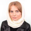 Купити оптом Шарф-хомут S11 HM18011 молоко 