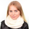 Купити оптом Шарф-хомут S11 HM18011 молоко 