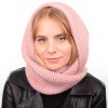 Купити оптом Шарф-хомут S11 HM18011 пудра 
