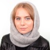 Купити оптом Шарф-хомут S11 HM18011 світло-сірий 