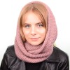 Купить оптом Шарф-хомут S11 HM18011 темна пудра Купить оптом Шарф-хомут S11 HM18011 темна пудра