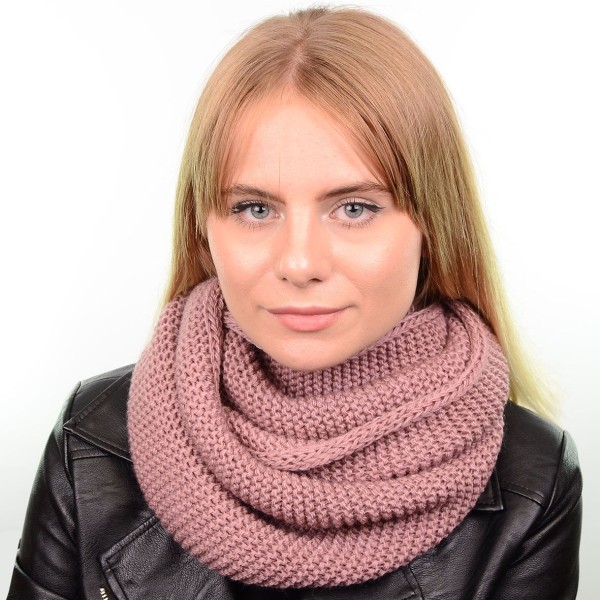 Купить оптом Шарф-хомут S11 HM18011 темна пудра Купить оптом Шарф-хомут S11 HM18011 темна пудра
