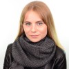 Купити оптом Шарф-хомут S11 HM18011 темно-сірий Купити оптом Шарф-хомут S11 HM18011 темно-сірий