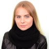 Купити оптом Шарф-хомут S11 HM18011 чорний Купити оптом Шарф-хомут S11 HM18011 чорний