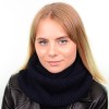 Купити оптом Шарф-хомут S11 HM18011 темно-синій Купити оптом Шарф-хомут S11 HM18011 темно-синій