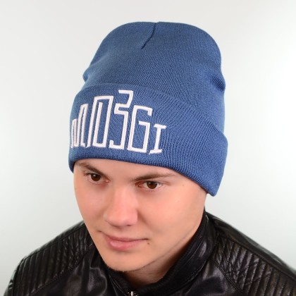 Шапка L18020 джинс "CHRG"