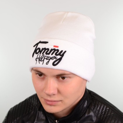 Шапка L18021 білий "CHRG"