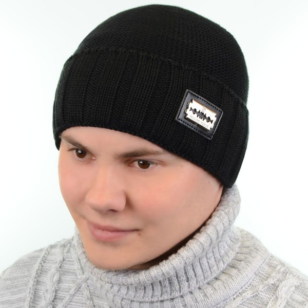 Купити оптом Шапка qp17046 чорний Купити оптом Шапка qp17046 чорний