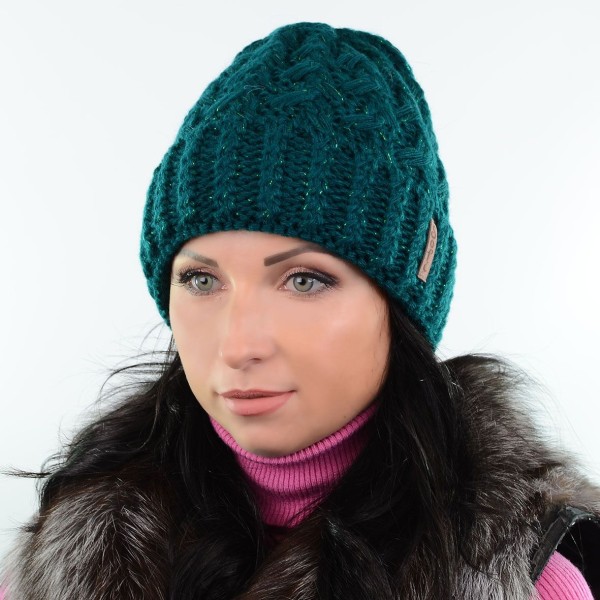 Купити оптом Шапка Lyiza 18118 тзелений-зелений Купити оптом Шапка Lyiza 18118 тзелений-зелений