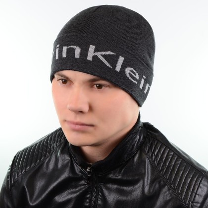 Шапка CK темно-сірий "CHRG"