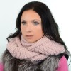 Купити оптом Шарф-хомут S17 HM18017 пудра 