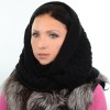 Купити оптом Шарф-хомут S17 HM18017 чорний Купити оптом Шарф-хомут S17 HM18017 чорний