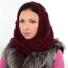 Купити оптом Шарф-хомут S20 HM18020 бордовий 