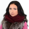 Купити оптом Шарф-хомут S20 HM18020 бордовий 