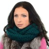 Купить оптом Шарф-хомут S21 HM18021 темно-зелений Купить оптом Шарф-хомут S21 HM18021 темно-зелений