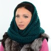 Купить оптом Шарф-хомут S21 HM18021 темно-зелений Купить оптом Шарф-хомут S21 HM18021 темно-зелений