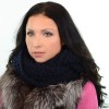Купить оптом Шарф-хомут S21 HM18021 темно-синій Купить оптом Шарф-хомут S21 HM18021 темно-синій