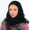 Купить оптом Шарф-хомут S21 HM18021 темно-синій Купить оптом Шарф-хомут S21 HM18021 темно-синій
