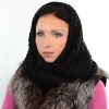 Купить оптом Шарф-хомут S21 HM18021 чорний Купить оптом Шарф-хомут S21 HM18021 чорний