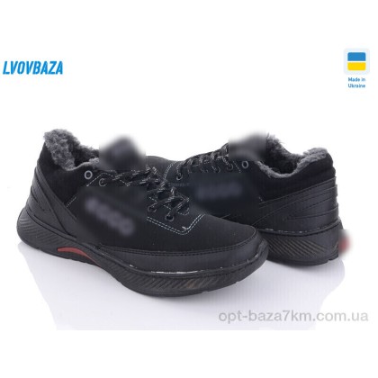Кроссовки мужские "Lvovbaza" Ankor Т11 хутро чорний, (р.р. 40-45), Украина, от 8 шт.