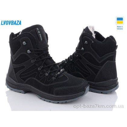 Черевики чоловічі "Lvovbaza" Paolla ПАТ3-6113 чорний, (р.р. 40-45), Україна, від 8 шт. Черевики чоловічі "Lvovbaza" Paolla ПАТ3-6113 чорний, (р.р. 40-45), Україна, від 8 шт.