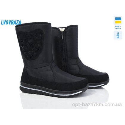 Дутики женские "Lvovbaza" Progress 3106 чорний, (р.р. 38-42), Украина, от 6 шт. Дутики женские "Lvovbaza" Progress 3106 чорний, (р.р. 38-42), Украина, от 6 шт.