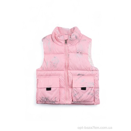 Жилетка дитяча "Мир" 3790-11 pink, (р.р. 90-130), Китай, від 5 шт. Жилетка дитяча "Мир" 3790-11 pink, (р.р. 90-130), Китай, від 5 шт.
