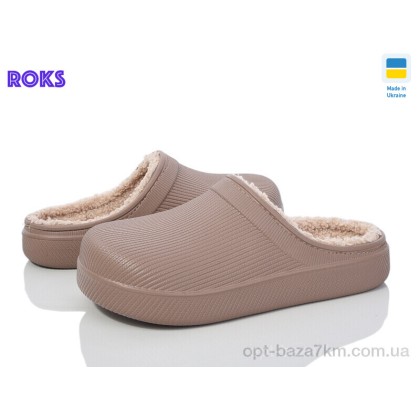 Галоши женские "Roks" Roksol 610-020 коричненвий, (р.р. 37-40), Украина, от 8 шт.